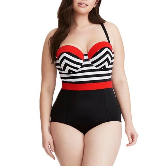 torrid Other - Torrid Retro One Piece Swim Suit - 4X